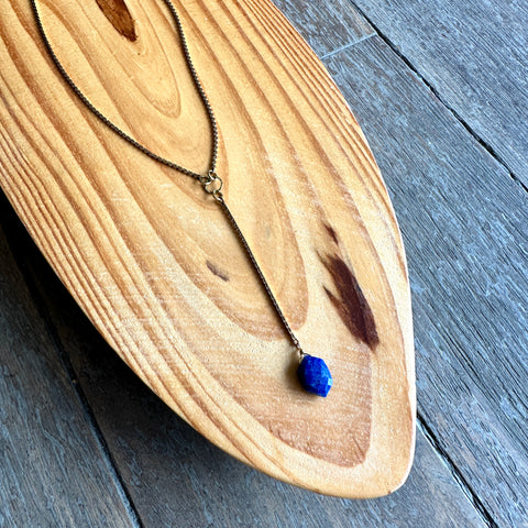 Hailey Gerrits // Flint Necklace Lapis