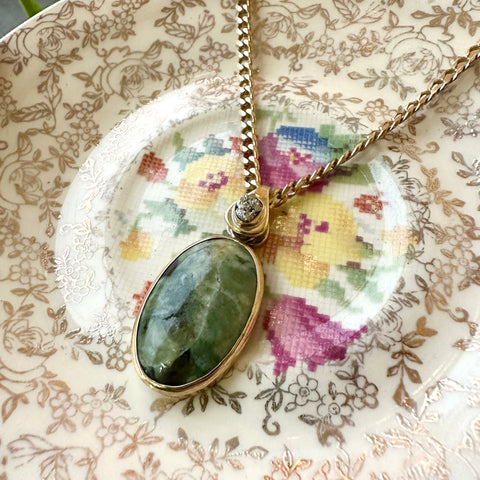 Hailey Gerrits // Eliane Necklace Ametrine