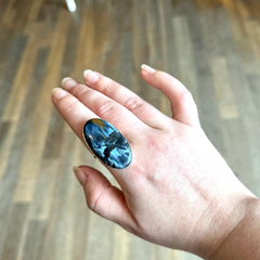 Kailas // Sterling Silver Pietersite Ring size 9