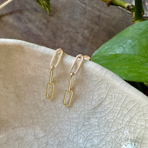 Jen Ellis // Sage Sm Earrings GF