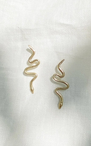 Hawkly // Emerge Earrings Bronze