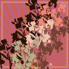 Dora Nola // Cotton Bandana Rose Floral