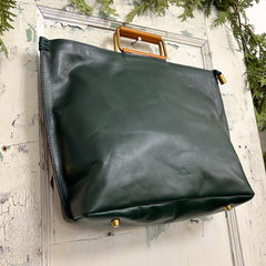 Uppdoo // JOY Classic Tote Hunter Green