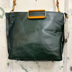 Uppdoo // JOY Classic Tote Hunter Green