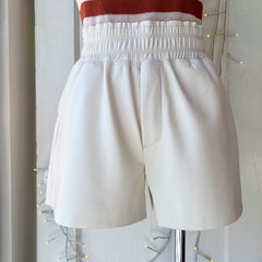 Melissa Nepton // Lilo Vegan Leather Shorts