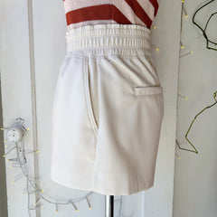 Melissa Nepton // Lilo Vegan Leather Shorts