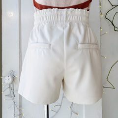 Melissa Nepton // Lilo Vegan Leather Shorts