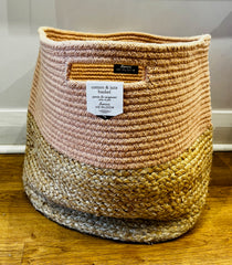 DANICA // JUTE AND COTTON BASKET BLOCKNECTAR