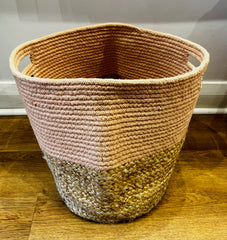 DANICA // JUTE AND COTTON BASKET BLOCKNECTAR
