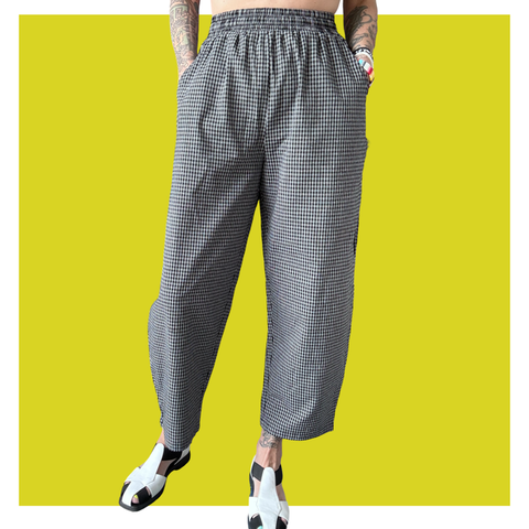 Redsky // Gingham Barrel Pants