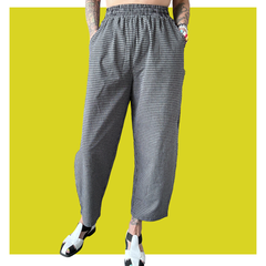 Redsky // Gingham Barrel Pants