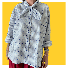 Redsky // Bow Shirt Blue