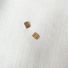Hawkly // Linear Studs Bronze