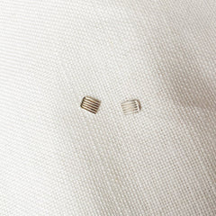 Hawkly // Linear Studs Silver