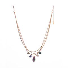 Hailey Gerrits // Seda Necklace Ruby Zoisite