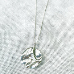 Hawkly // Orb Necklace Silver