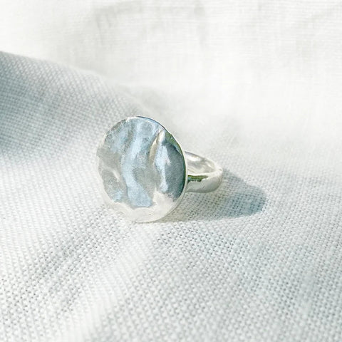 Hawkly // Orb Ring Silver