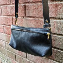 Veinage // Papaver Fanny Pack Black