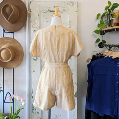 Annie 50 // Vichy Jumpsuit Lemon