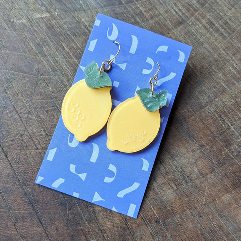 dconstruct // Small Lemon Earrings