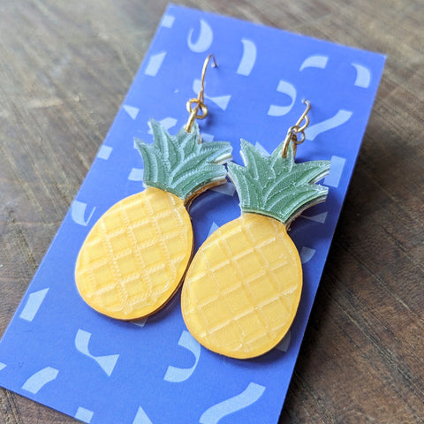 dconstruct // Small Pineapple Earrings