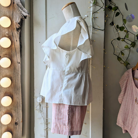 Melissa Nepton // Zella Top Off-White