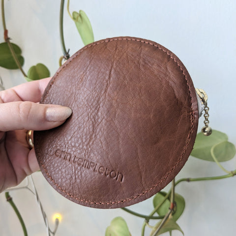 Erin Templeton // BYOB Forest Leather Purse