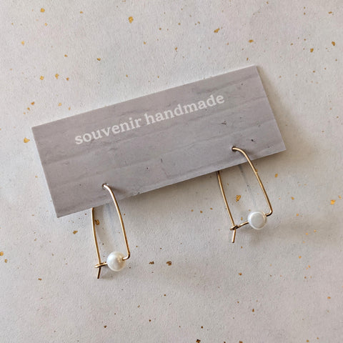 Lissa Bowie // Wide Channel Hug Hoops