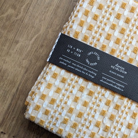 Danica // Heirloom Dishtowel Set of 2 Abode Ochre