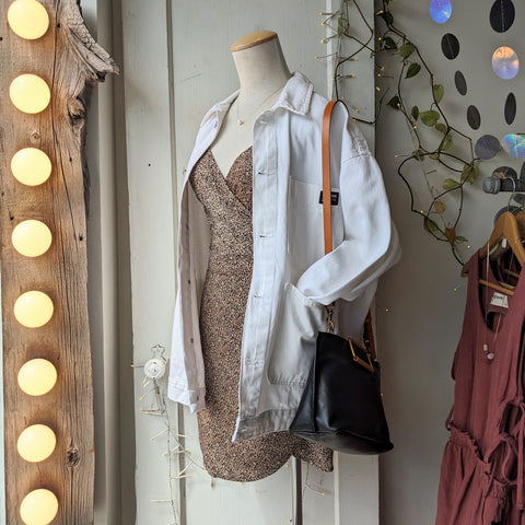 Gentle Fawn // Juna Faux Wrap Dress Sand Dapple
