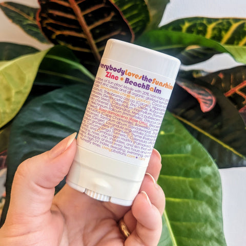 Living Libations // Everybody Loves the Sunshine Zinc Beach Balm