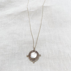 Hawkly // Portal Necklace Silver