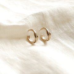 Hawkly // Edge Hoops Bronze