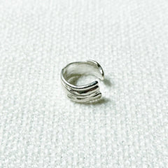 Hawkly // Element Ear Cuff Silver