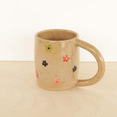 Nightshift Ceramics // Ceramic 10oz Coffee Mug Ditsy Floral