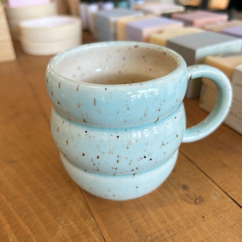 Valentina Guevera Ceramics // Bubble Mug Blue