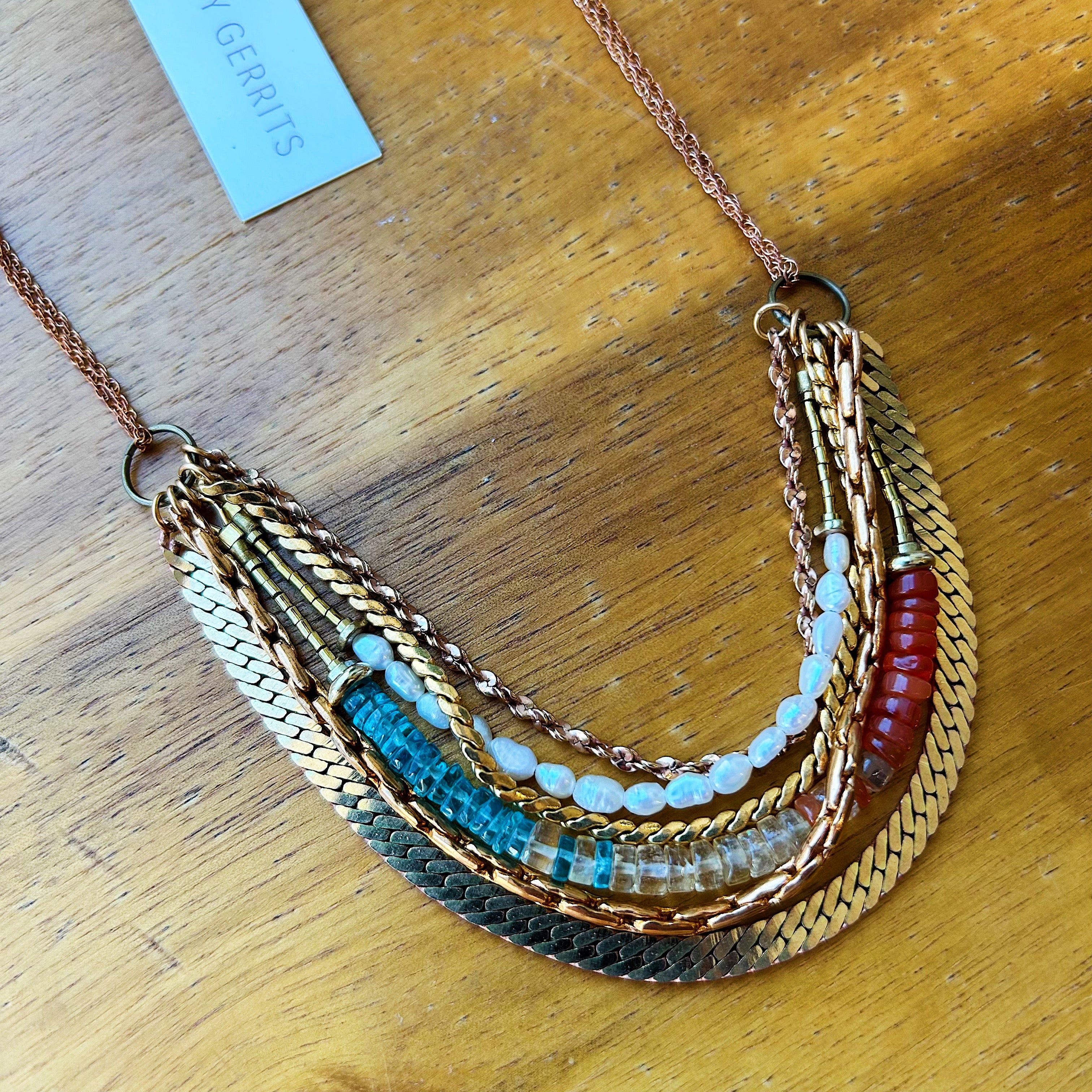 Hailey Gerrits // Marici Necklace Apatite