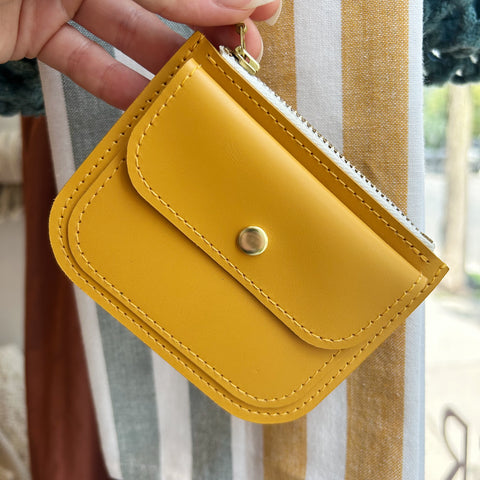 Small Hours Workshop // Mini Wallet Yellow