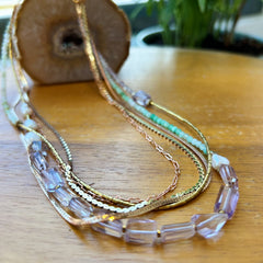 Hailey Gerrits // Elanor Necklace Ametrine