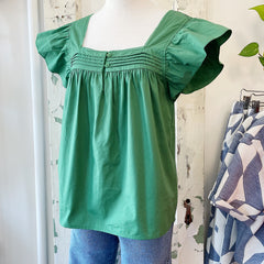 Melissa Nepton // Alana Top Island Green