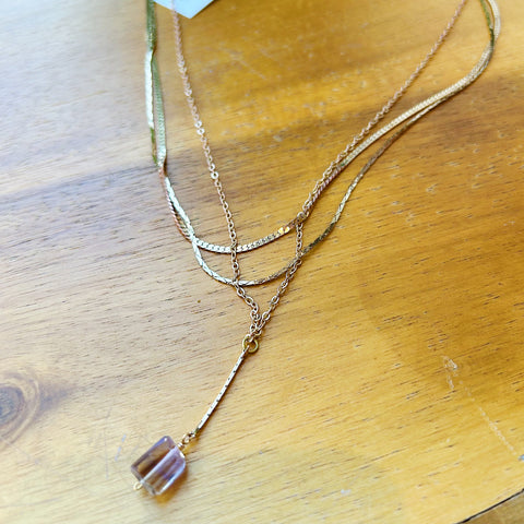 Hailey Gerrits // Enver Necklace Ametrine