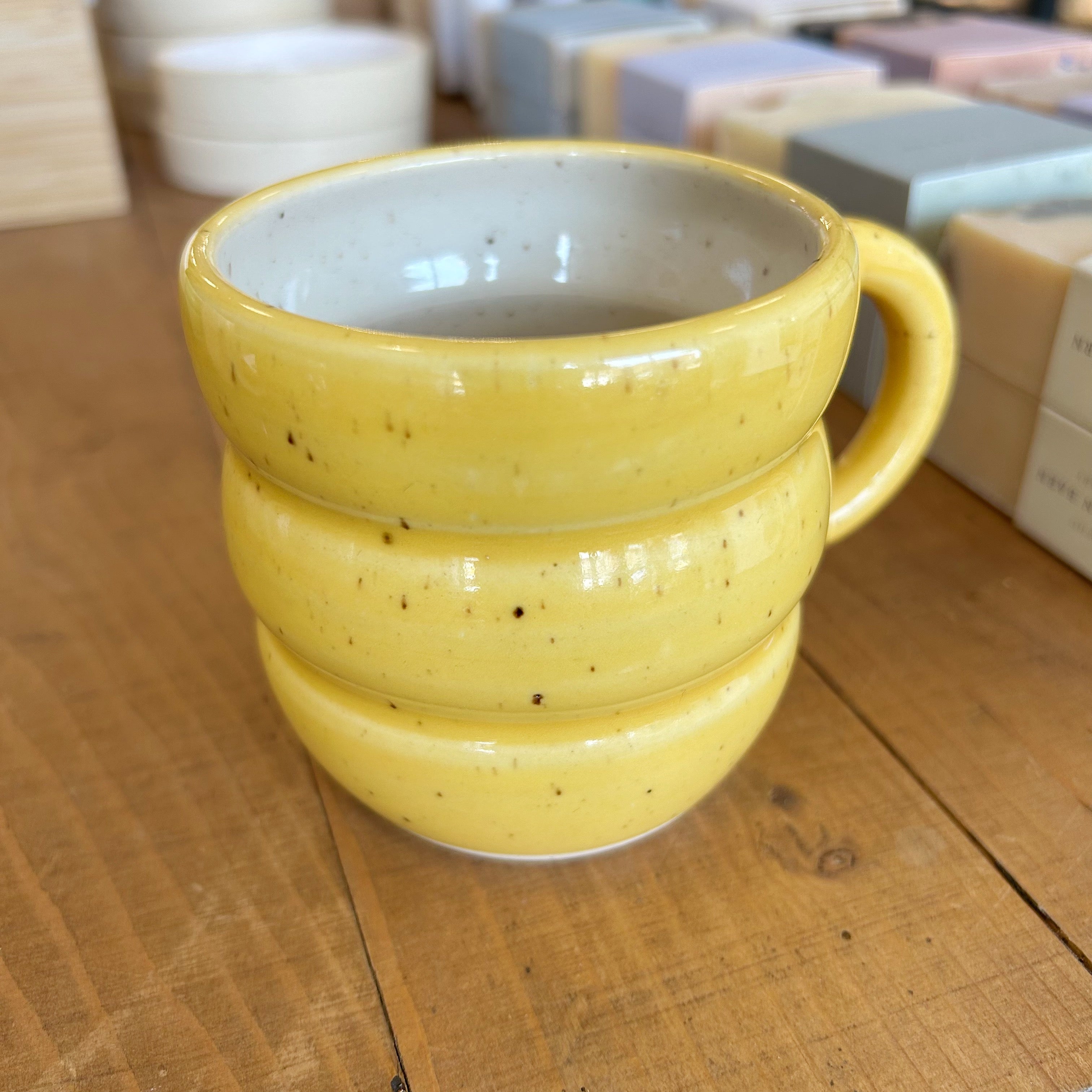 Valentina Guevera Ceramics // Bubble Mug Yellow