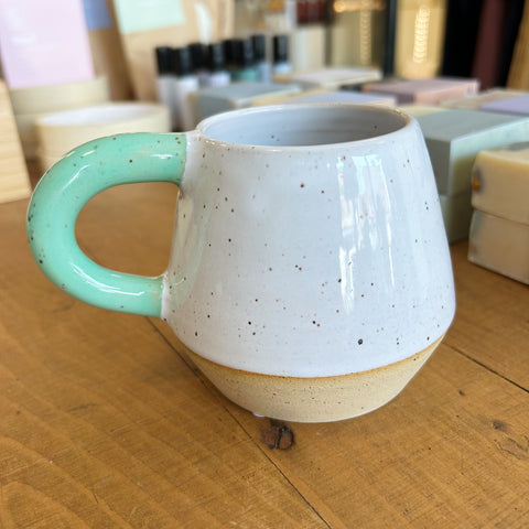 Bettina Westwood Ceramics // Oreo Mug Mint