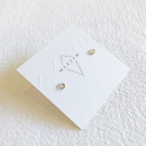 Frug // Resin Cloud and Flower Earrings