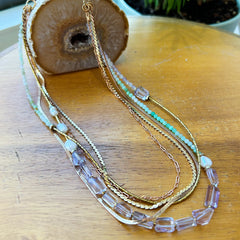 Hailey Gerrits // Elanor Necklace Ametrine