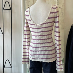 Atelier Reve // Fanto Top Purple Stripe