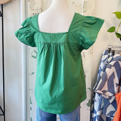 Melissa Nepton // Alana Top Island Green