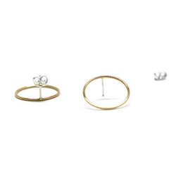Maksym // Gold Filled Circle Studs