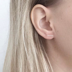 Maksym // Sterling Silver Bar Studs