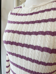 Atelier Reve // Fanto Top Purple Stripe